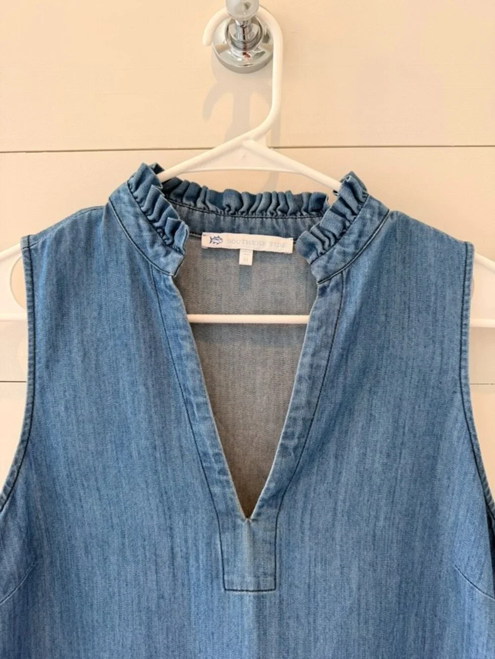 Southern Tide Adelyn Denim Dress - Picture 3 of 4